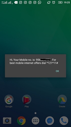 how to check aircel number
