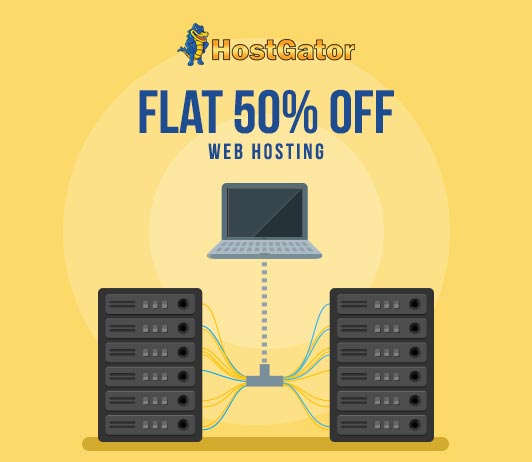 Hostgator Web Hosting Flat 50% OFF Hostgator Web Hosting Flat 50% OFF