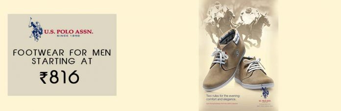 US Polo Footwear for Men Starting At ₹816 US Polo Footwear for Men Starting At ₹816