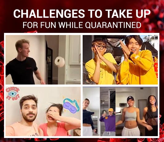 Top 5 Fun Challenges By Celebs To Follow During Quarantine Times