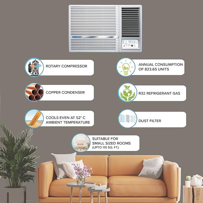Blue Star 1 Ton 4 Star Window AC (2023 Model)