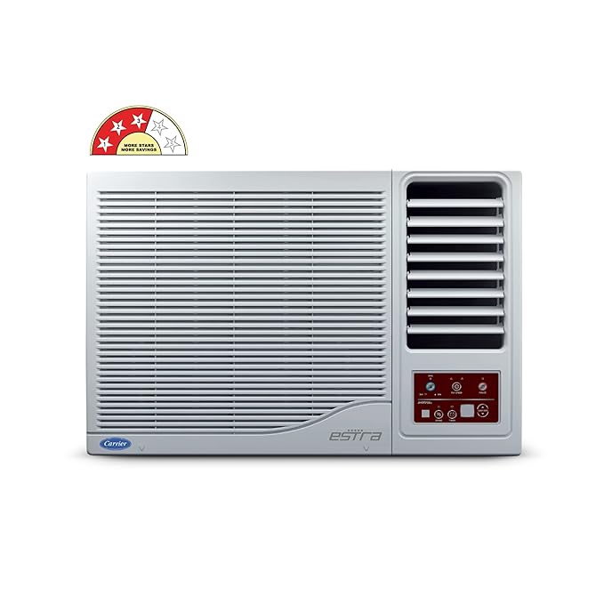 Carrier 1 Ton 3 Star Fixed Speed Window AC (2023 Model)