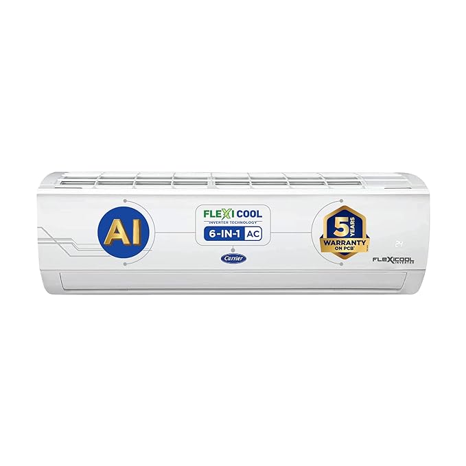 Carrier 12 Ton 5 Star Inverter Split AC (2023 Model)