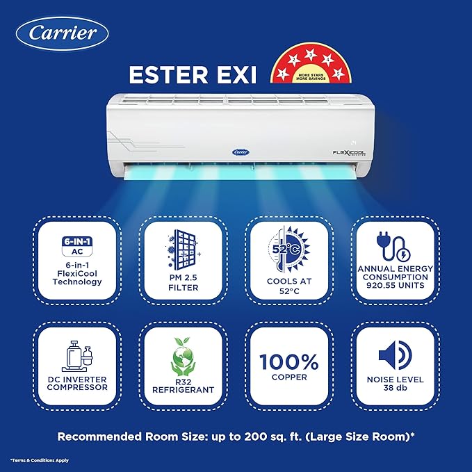 Cruise 1 Ton 3 Star Inverter Split AC (2023 Model)