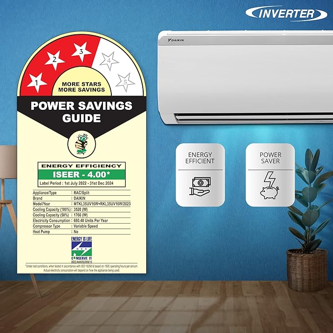 Daikin 1 Ton 3 Star Inverter Split AC