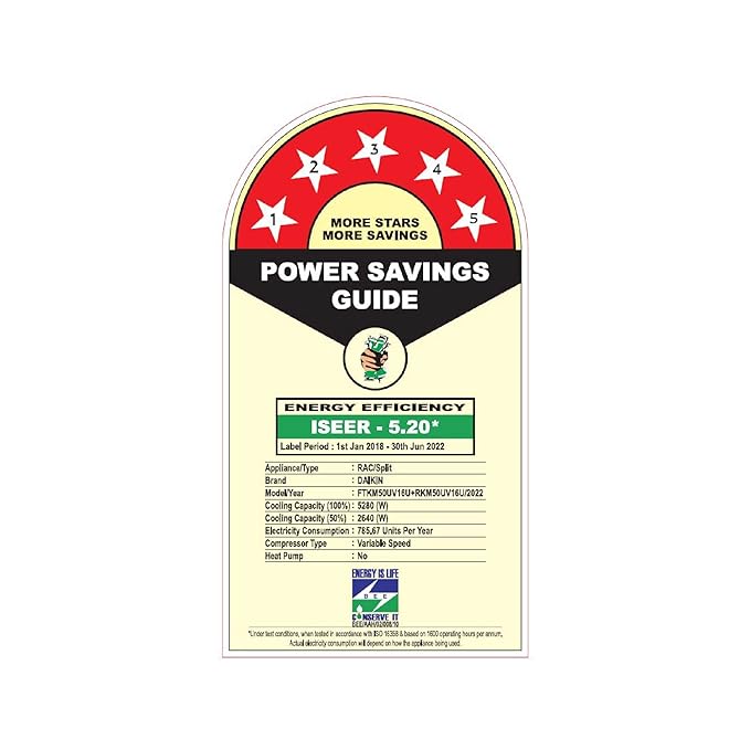 Daikin 1.8 Ton 3 Star Inverter Split AC