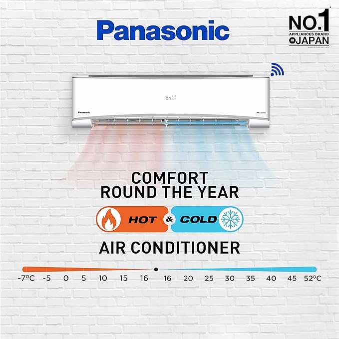 Panasonic 1.5 Ton 3 Star Split AC (2023 Model)