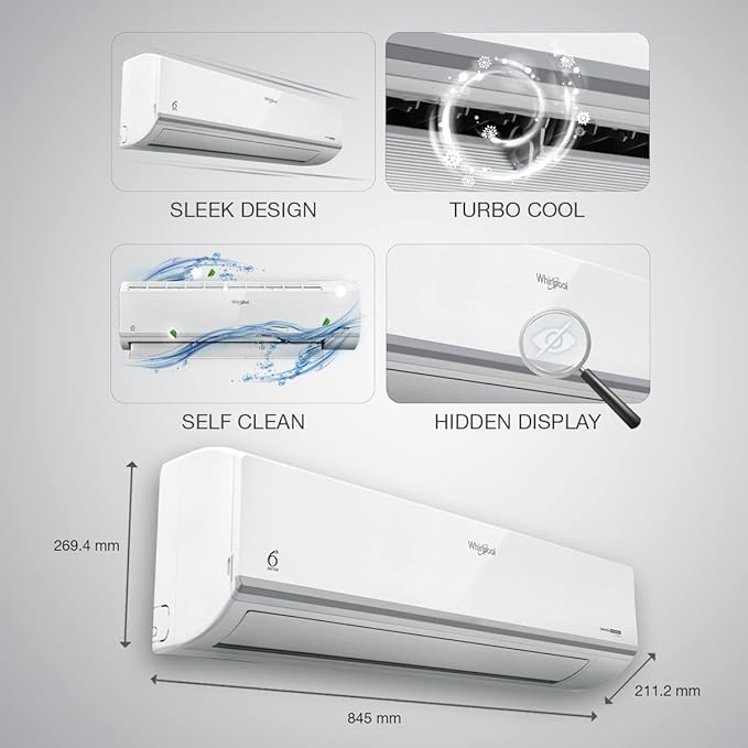 Whirlpool 1.5 Ton 5 Star Inverter Split AC (2022 Model)