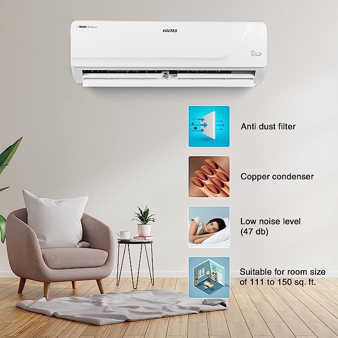 Voltas 1.5 Ton 3 Star Inverter Split AC (2023 Model)