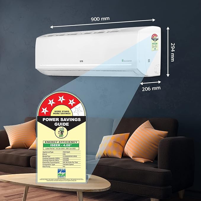 IFB 1.5 Ton 4 Star Gold Series Inverter Split AC
