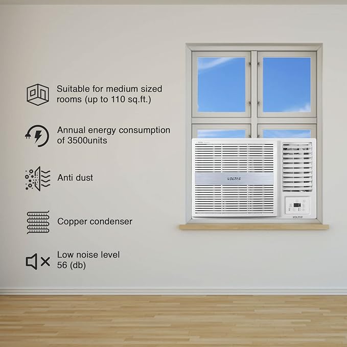 Voltas 1 Ton 3 Star Fixed Speed Window AC