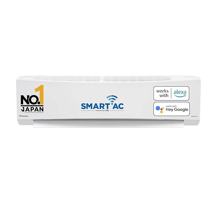 Panasonic 2 Ton 4 Star Wi-Fi Inverter Smart Split AC Copper Condenser | 7 in 1 Convertible with True AI Mode | 4 Way Swing | PM 0.1 Air Purification Filter | CS/CU-NU24ZKY4W | 2024 Model | White