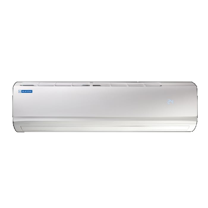 Blue Star 2.2 Ton 2 Star Fixed Speed AC With 49 Inch Large Indoor | 100% Copper | 2024 Model | FA226ACUHD | 2075 W | White