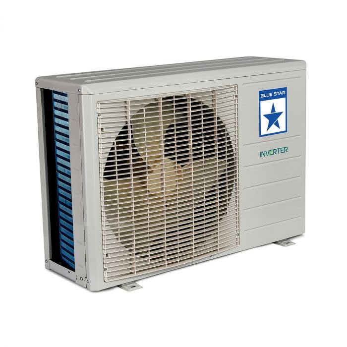 Blue Star 2.2 Ton 2 Star Fixed Speed AC With 49 Inch Large Indoor | 100% Copper | 2024 Model | FA226ACUHD | 2075 W | White