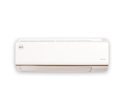 BPL 1.5 Ton 5 Star | Inverter Split AC (Ifeel | Iclean | Copper | 6 in 1 Expandable | PM 2.5 Filter | Powered by AI | Blue Fin Coating) BAS-V195PBYG | 1295 W | White