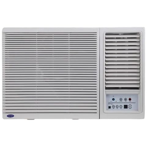 Carrier 2 Ton 3 Star Window Fixed Speed AC | Copper | Dust Filter &Turbo Mode | 2024 Model | Estrella Ex | CAW24EC3R32F0 | 1875 W | White