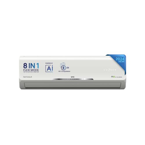 IFB AI Convertible 8 in 1 Cooling 2024 Model 2 Ton 3 Star Split Inverter AC | (CI2432D323G3 | Copper Condenser) 3650 W | Ivory White