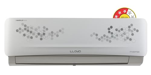 Lloyd 1.0 Ton 3 Star Inverter Split AC (5 in 1 Convertible | Copper | Anti-Viral + PM 2.5 Filter | 2023 Model | Turbo cooling) GLS12I3FOSEC | 1015 W | White