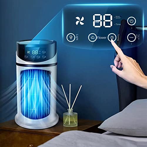 ZAPORA Mini Air Conditioner Portable Air Conditioner Home Mini Air Cooler Portable Air Conditioner | White