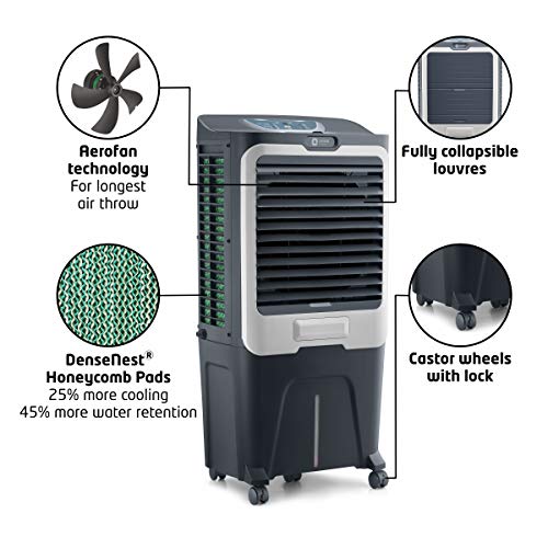 Orient Electric Ultimo CD6502HR 65 litres Desert Air Cooler with Remote, Grey