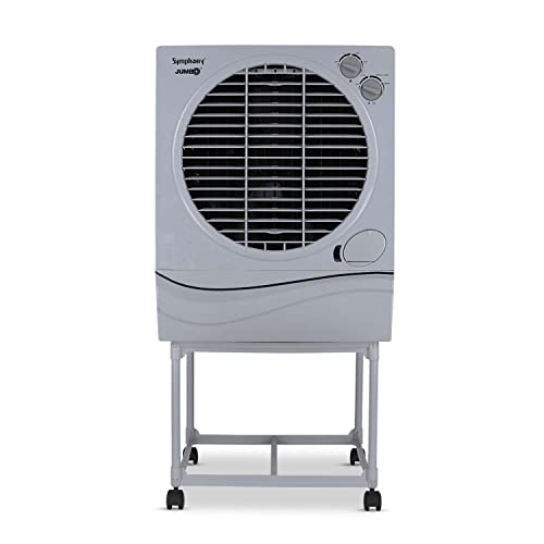 Symphony Jumbo 70 Desert Air Cooler For Home with Aspen Pads, 70L, Grey