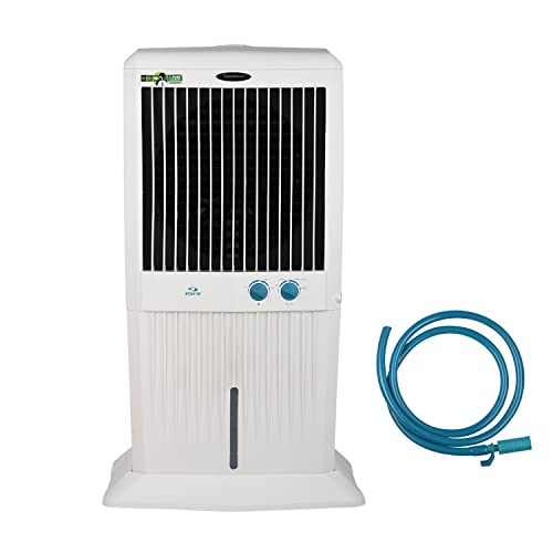 Symphony Storm 70 XL Desert Air Cooler for Home with Honeycomb Pads, 70L, White