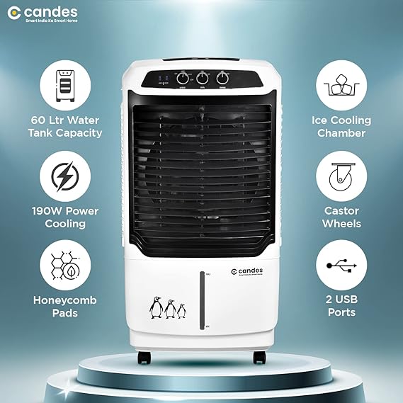 Candes Creta 60L Desert Air Cooler