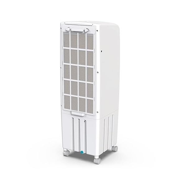 Kenstar Glam 22 Litres Re Honeycomb Tower Cooler With Remote | White