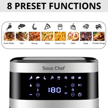 INALSA Air Fryer Digital 65ltr Sous Chef-1650 Watt