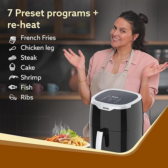 Agaro Galaxy 4.5L 1400W Digital Air Fryer