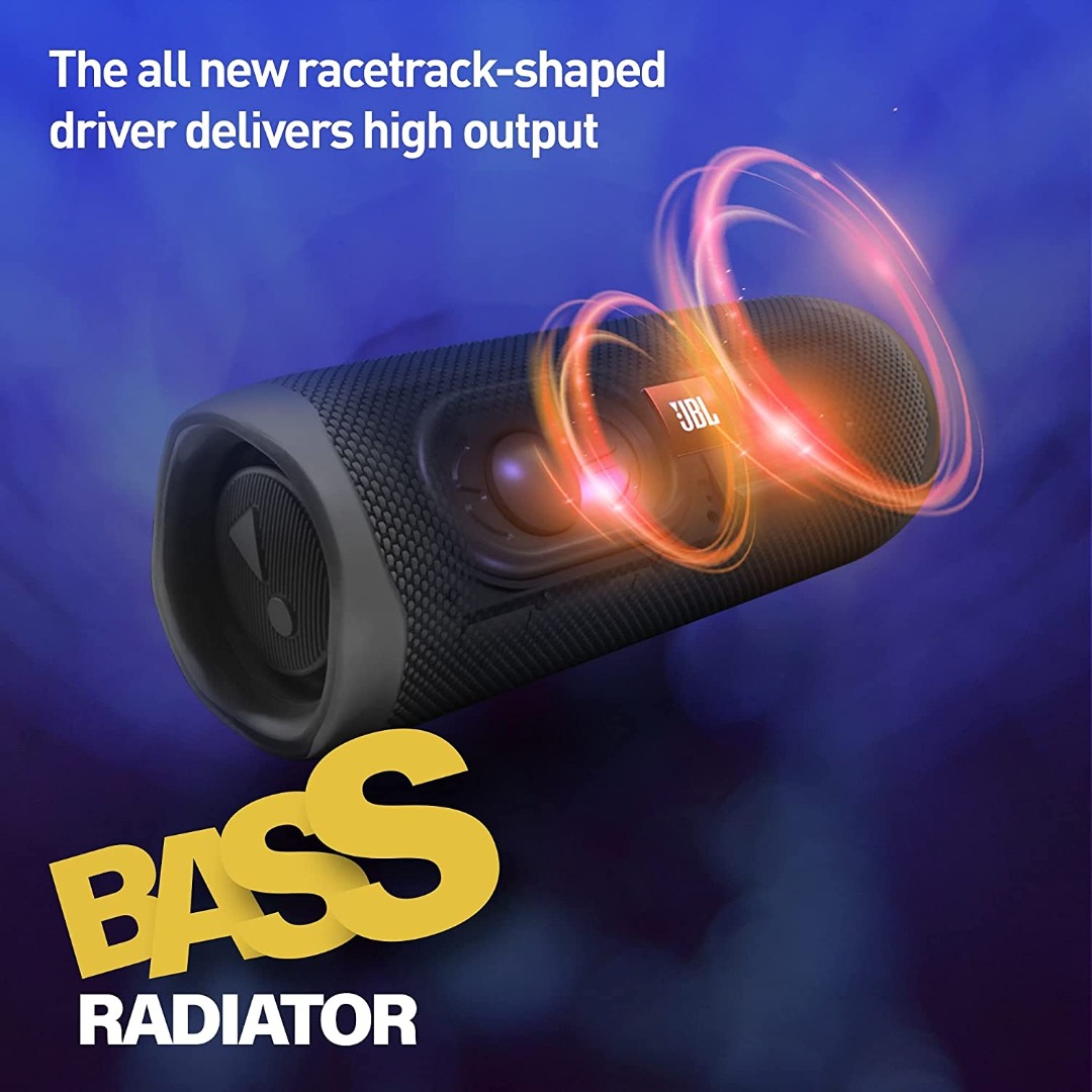 JBL Flip 5 JBLFLIP5BLK 20 Watts Portable Bluetooth Speaker