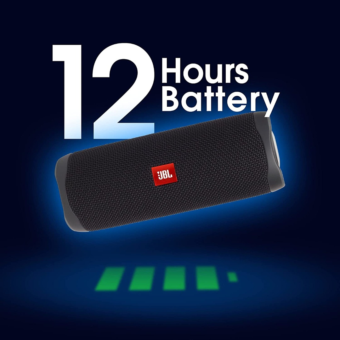 JBL Flip 5 JBLFLIP5BLK 20 Watts Portable Bluetooth Speaker