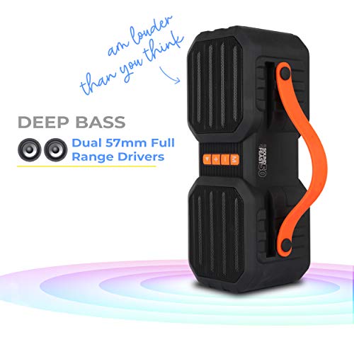 Zebronics Zeb-Sound Feast 50 Bluetooth 14W Rugged Finish Portable Speaker