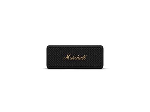 Marshall MS-EMBRN-BLKBR Emberton 20 Watts Portable Bluetooth Speaker