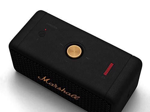 Marshall MS-EMBRN-BLKBR Emberton 20 Watts Portable Bluetooth Speaker