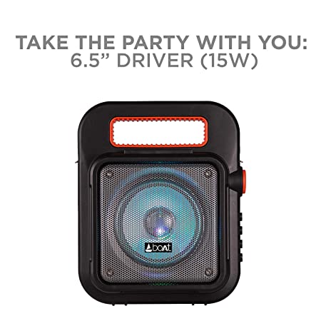 boAt Partypal 23 15 Watts Party Speaker Karaoke Supported