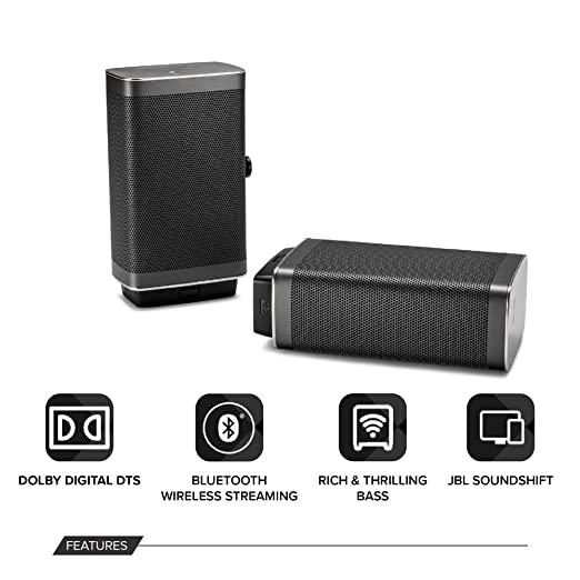 JBL Bar 5.1 Powerful 4K UHD Soundbar with Wireless Surround Speakers