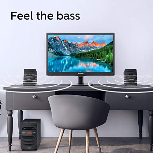 Philips Audio MMS2625B 38 W 2.1 Channel Wireless Wired Multimedia Computer Speaker