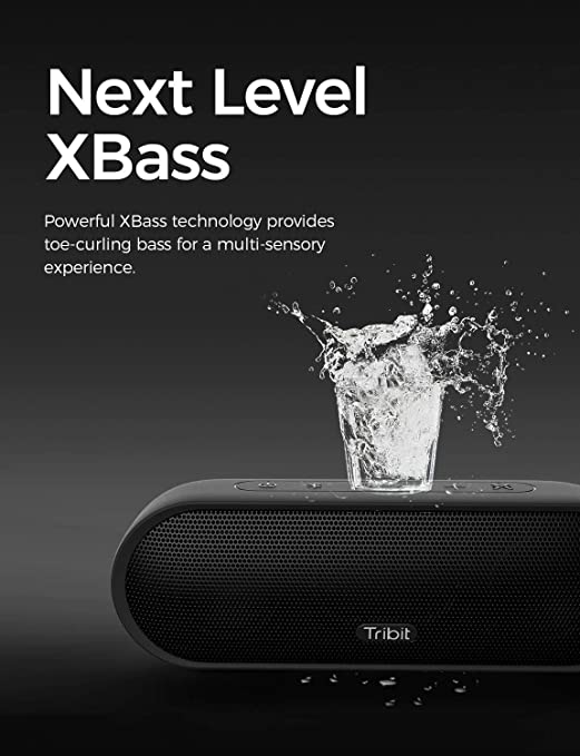 Tribit MaxSound Plus 24W Bluetooth Wireless Speakers
