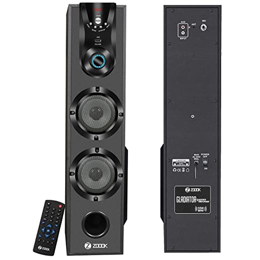 Zoook Gladiator 55W Bluetooth Tower Speaker