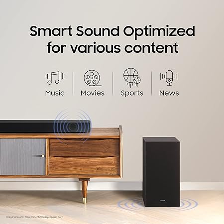 Samsung Dolby Digital Bluetooth Soundbar (HW-T42E/XL | 2.1 Channel