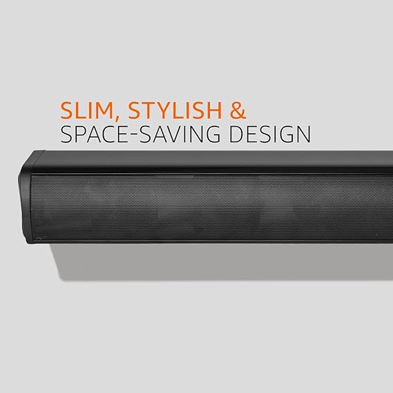 amazon basics Soundbar with Wired Subwoofer | 150W RMS