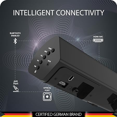 Blaupunkt SBA01 REKURVE 100W Bluetooth Soundbar