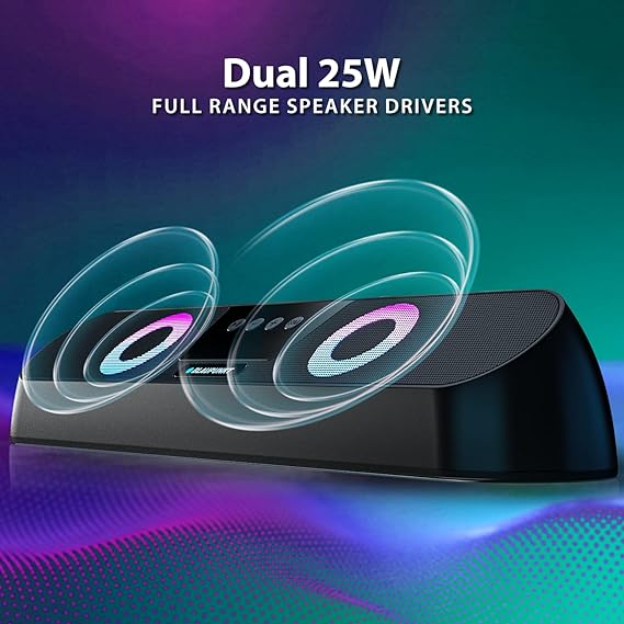 Blaupunkt Newly Launched SBA25 Gaming 25W Bluetooth Soundbar with 2000mAh Battery