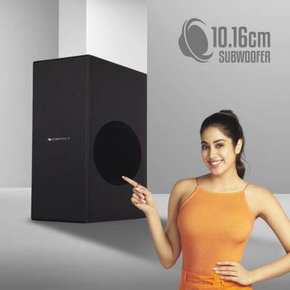 ZEBRONICS Juke BAR 100A Compact Soundbar with Subwoofer 60W RMS Output