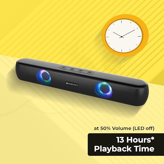 ZEBRONICS Vita 101 Bluetooth v5.0 10 W Bluetooth Soundbar