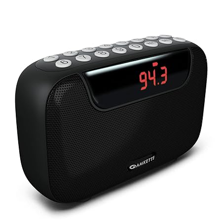 Amkette Pocket Blast FM Radio with Bluetooth Speaker