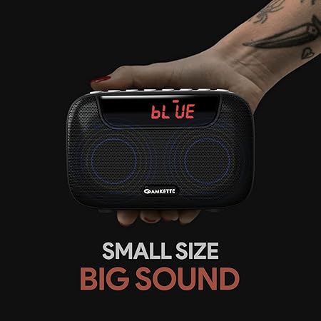Amkette Pocket Blast FM Radio with Bluetooth Speaker