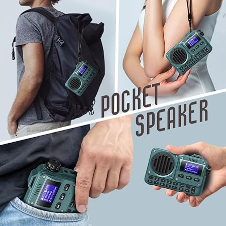 Pagaria Grenade 5 Watts Pocket FM Radio with Bluetooth