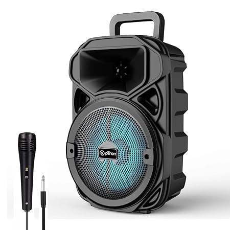pTron Fusion Maxx V2 20W Bluetooth Wireless Party Speaker with Wired Karaoke Mic